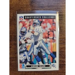 Andre Ware 1991 Upper Deck Domino's Quarterback Challenge #9 - NFL - Fresh Pull